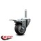 Service Caster 3 Inch Thermoplastic  Rubber Wheel Swivel 58 Inch Threaded Stem Caster Total Lock Brake SCC SCC-TSTTL20S314-TPRB-58212 - alternate 4